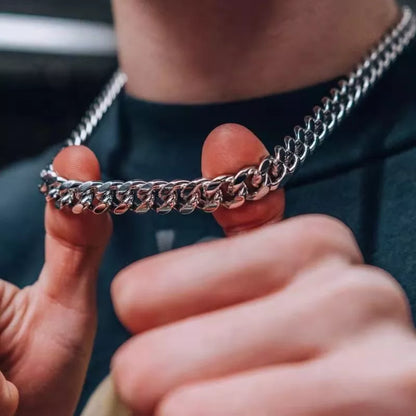 Punk Curb Cuban Necklaces