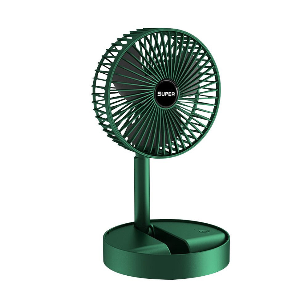 Mini Foldable USB Rechargeable Desk Fan Portable Telescopic Fan_0