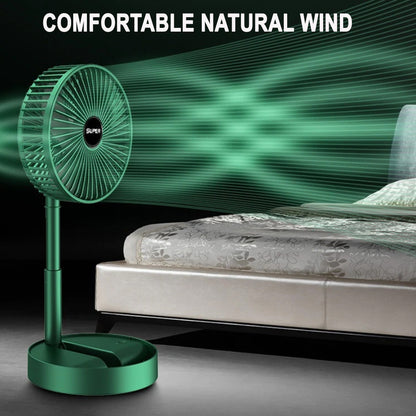 Mini Foldable USB Rechargeable Desk Fan Portable Telescopic Fan_7