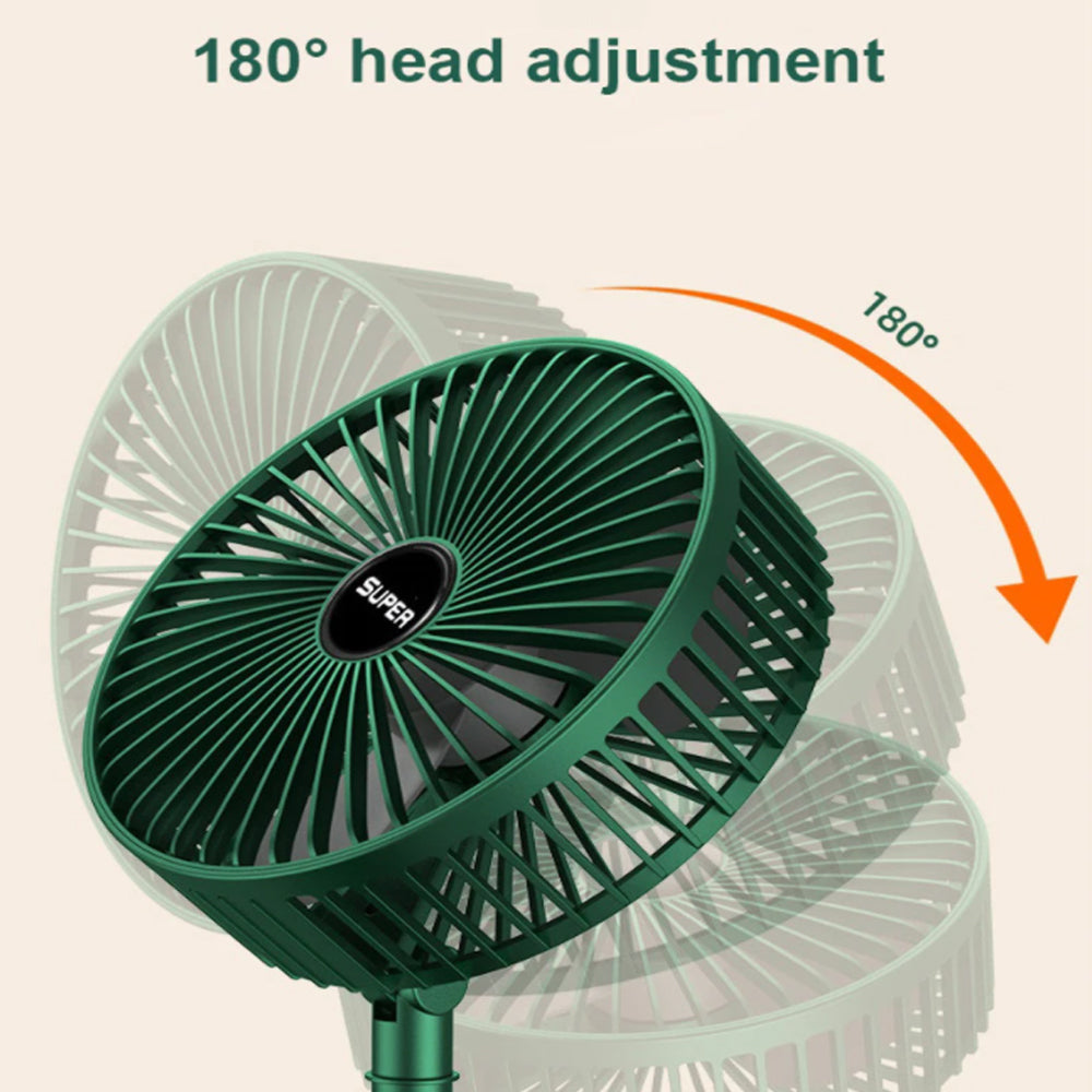 Mini Foldable USB Rechargeable Desk Fan Portable Telescopic Fan_8