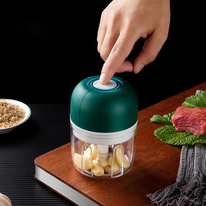 USB Rechargeable Electric Mini Food Processor Garlic Chopper_4